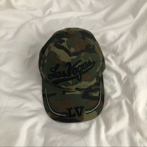 camo patterned baseball style cap from Las Vegas